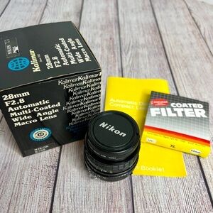 Nikon 28mm F2.8 Automatic Multi Coated Wide Angle Marco Lens K 326